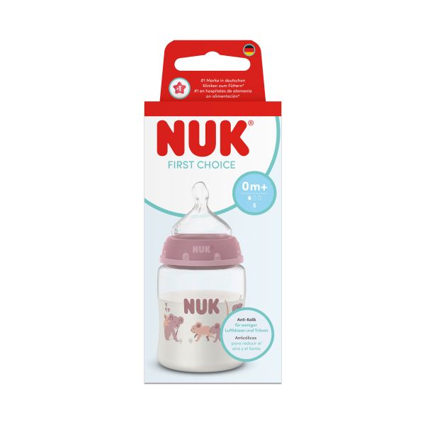 NUK First Choice РР Шише Temperature control 150мл. силиконов биберон 0+S мес. Коала