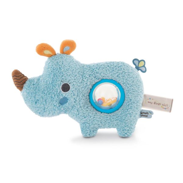 NICI Активна играчка 2D Носорогът Мануфи, 20 см. 3+мес.