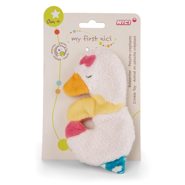 NICI Мека играчка 0+ мес., 14 см. Спящата Гъска Гитти