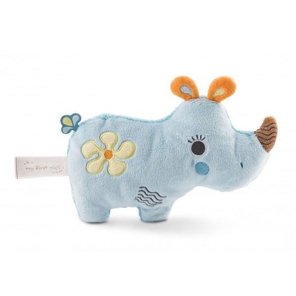 NICI Мека играчка 2D Носорогът Мануфи, 20см. 0+ месеца
