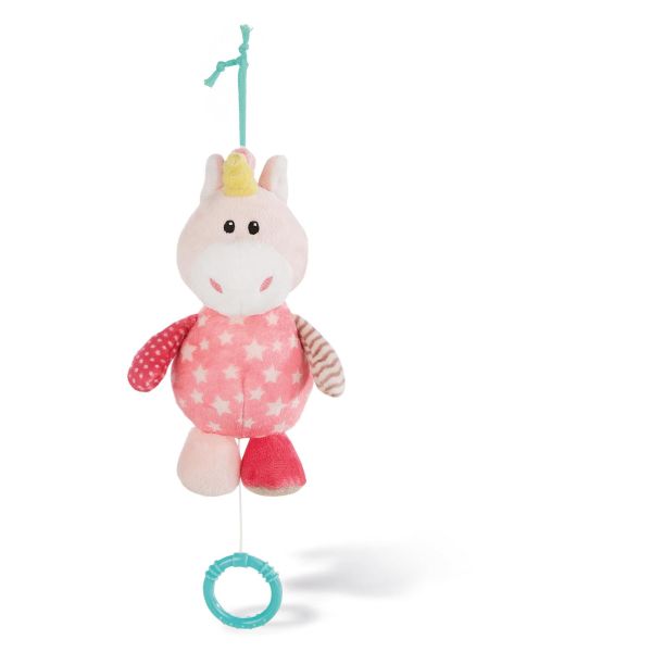 NICI Музикална играчка Еднорогът Ступси, 18 см. 0+ мес.