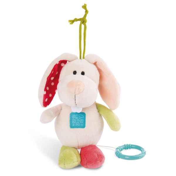 NICI Музикална играчка Заекът Тили, 18 см. 0+ мес.