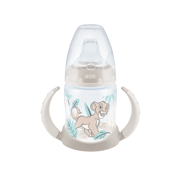 NUK First Choice РР Шише Temperature Control 150мл. с накрайник силикон за сок 6+мес. LION KING