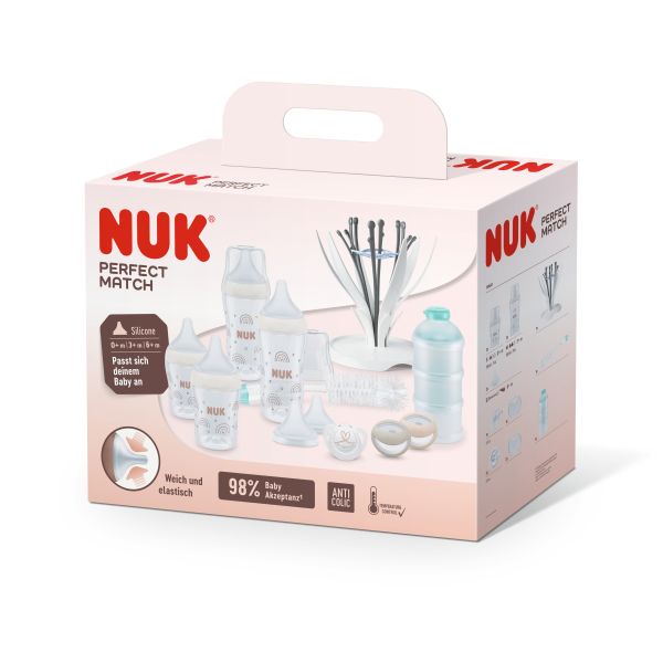 NUK Perfect Match РР Сет Premium 11 части, Дъга