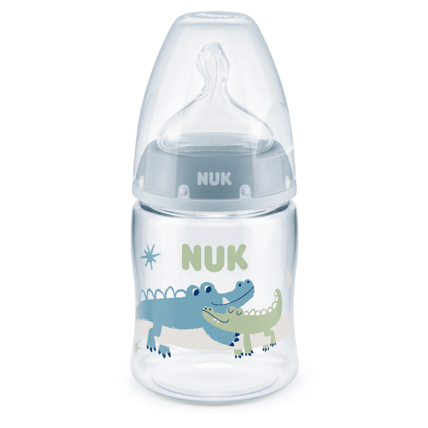 NUK First Choice РР Шише Temperature control 150мл. силиконов биберон 0-6 мес. микс 
