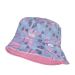 Maximo лятна шапка периферия синя,розови пеперуди UPF50+ 