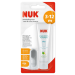NUK пръстче за масаж + паста за зъби за деца над три месеца.
