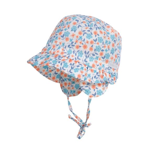 Maximo лятна шапка цветя синя, периферия UPF50+