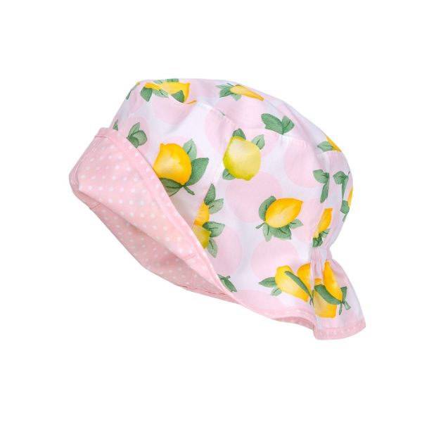 Maximo лятна шапка периферия розова с лимони UPF50+ 