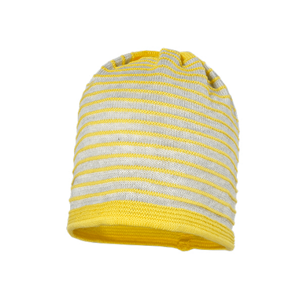 Maximo шапка плетена жълта/сива
