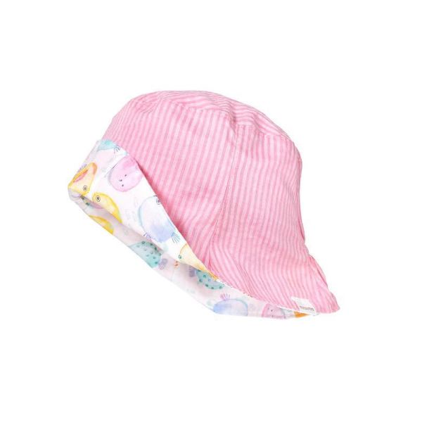 Maximo лятна шапка две лица, розова/риба балон UPF50+ 