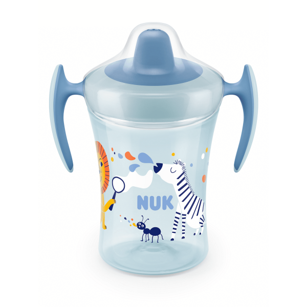 NUK EVOLUTION Trainer Cup, Чаша 230мл., 6+ месеца, синя
