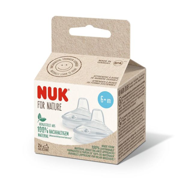 NUK for NATURE накрайник сок 6+мес., 2бр.
