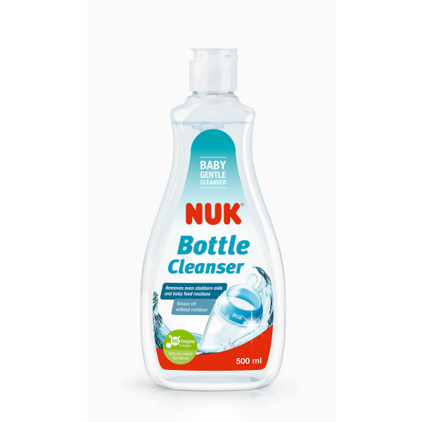 NUK Течен препарат за почистване на шишета, биберони и аксесоари, 500мл