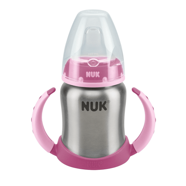 NUK First Choice Шише от неръждаема стомана 125мл. термо, 6+ мес.