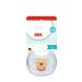 NUK Perfect Match биберон залъгалка, силикон 0-6мес. 1бр., AIR, Мечо Пух, бяла