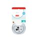 NUK Perfect Match биберон залъгалка, силикон 0-6мес. 1бр., AIR, Мики, сива