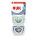 NUK First Choice биберон залъгалка, силикон, 0-6 мес., 2 бр., Night, Хипо/Коала