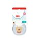NUK Perfect Match биберон залъгалка, силикон 6-18 мес. 1бр., AIR, Мечо Пух, бяла