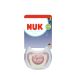 NUK First Choice биберон залъгалка, силикон, 18+ мес., 1 бр., Night, Заек