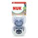 NUK First Choice биберон залъгалка, силикон, 18+ мес., 2 бр., Day&Night, момче