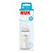NUK First Choice стъклено шише Temperature Control 240мл. със силиконов биберон за хранене 3+мес. р-р М, Морско конче, бяло