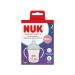 NUK Perfect Match Шише за сок 150 мл., Glow in the Dark, 6+мес., Зайче