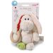 NICI Играчка Заекът Тили с дървен ринг, 15см. 3+ мес.