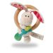 NICI Играчка Заекът Тили с дървен ринг и звънче, 15см. 3+ мес.