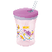 NUK EVOLUTION Action Cup Чаша 230мл. със сламка, 12+ мес. Лилава