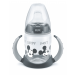 NUK First Choice РР Шише Temperature Control 150мл. със силиконов накрайник за сок Mickey grey