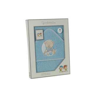 GAMBERRITOS Хавлия 100х100 см., Мече синьо