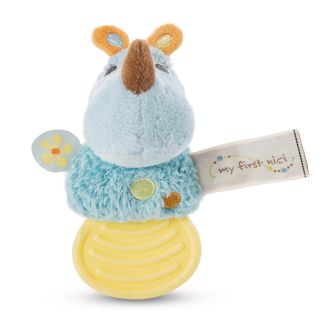 NICI Чесалка Носорогът Мануфи , 12см. 6+ мес.
