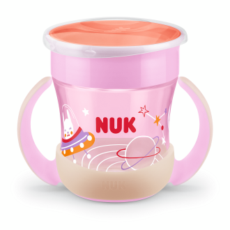 NUK EVOLUTION mini Magic Cup, 6+, Glow in the Dark, 160мл.