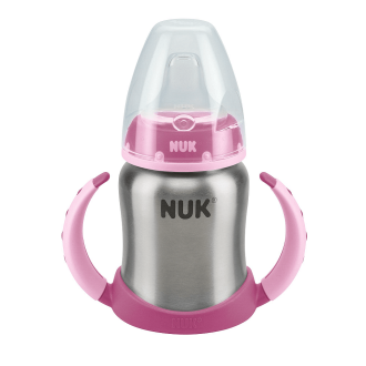 NUK First Choice Шише от неръждаема стомана 125мл. термо, 6+ мес.